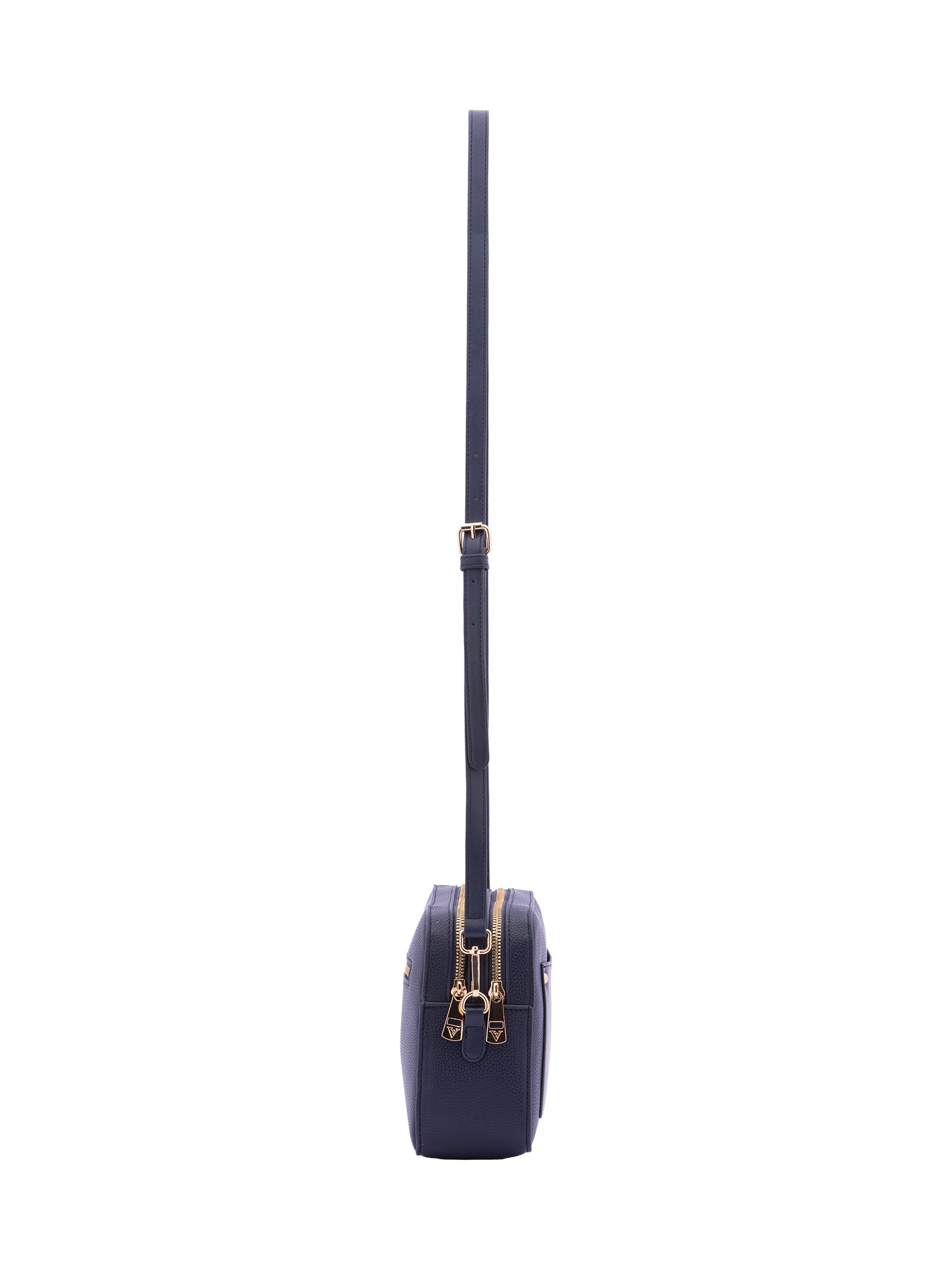 Borsa a tracolla da donna Ecopelle 7181-DARK BLUE Sergio Valentini