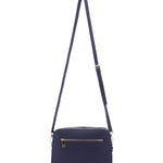 Borsa a tracolla da donna Ecopelle 7181-DARK BLUE Sergio Valentini