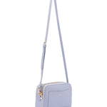 Borsa a tracolla da donna Ecopelle 7181-LIGHT BLUE Sergio Valentini