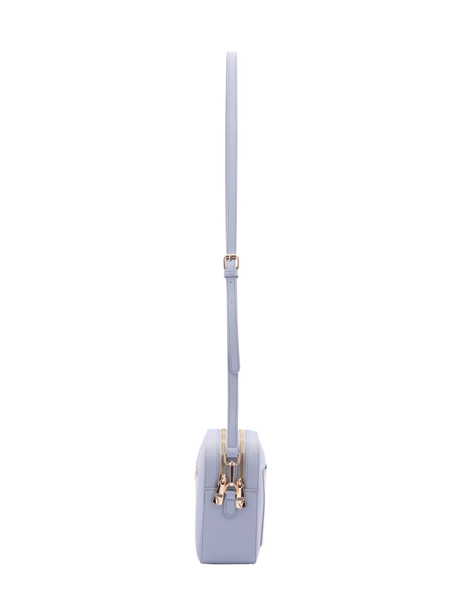 Borsa a tracolla da donna Ecopelle 7181-LIGHT BLUE Sergio Valentini