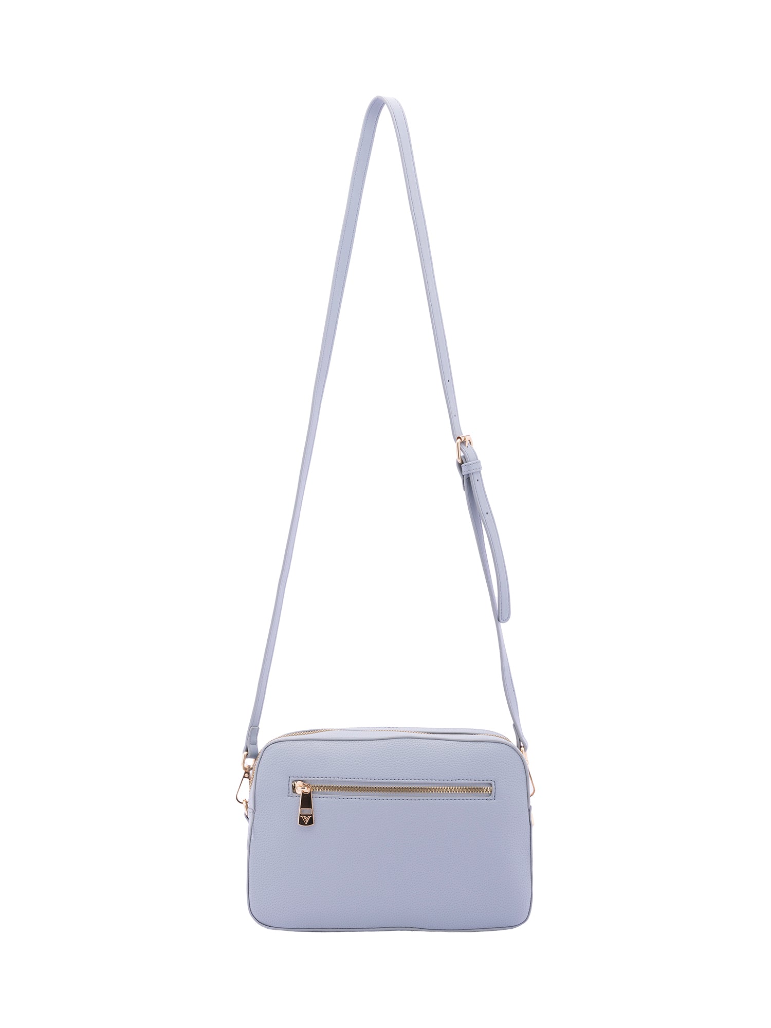 Borsa a tracolla da donna Ecopelle 7181-LIGHT BLUE Sergio Valentini
