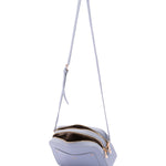 Borsa a tracolla da donna Ecopelle 7181-LIGHT BLUE Sergio Valentini