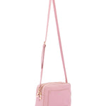 Borsa a tracolla da donna Ecopelle 7181-PINK Sergio Valentini