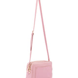 Borsa a tracolla da donna Ecopelle 7181-PINK Sergio Valentini