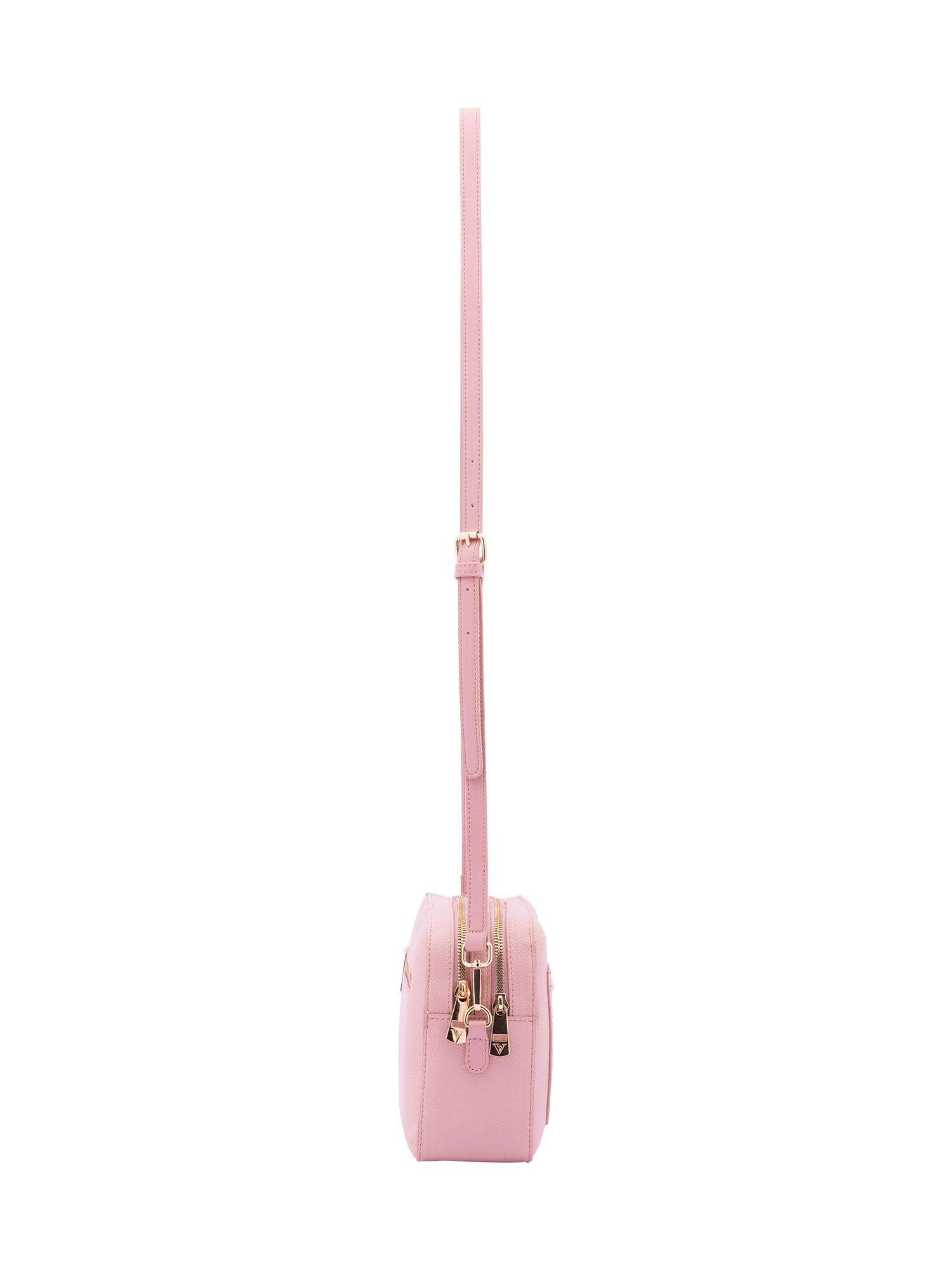 Borsa a tracolla da donna Ecopelle 7181-PINK Sergio Valentini