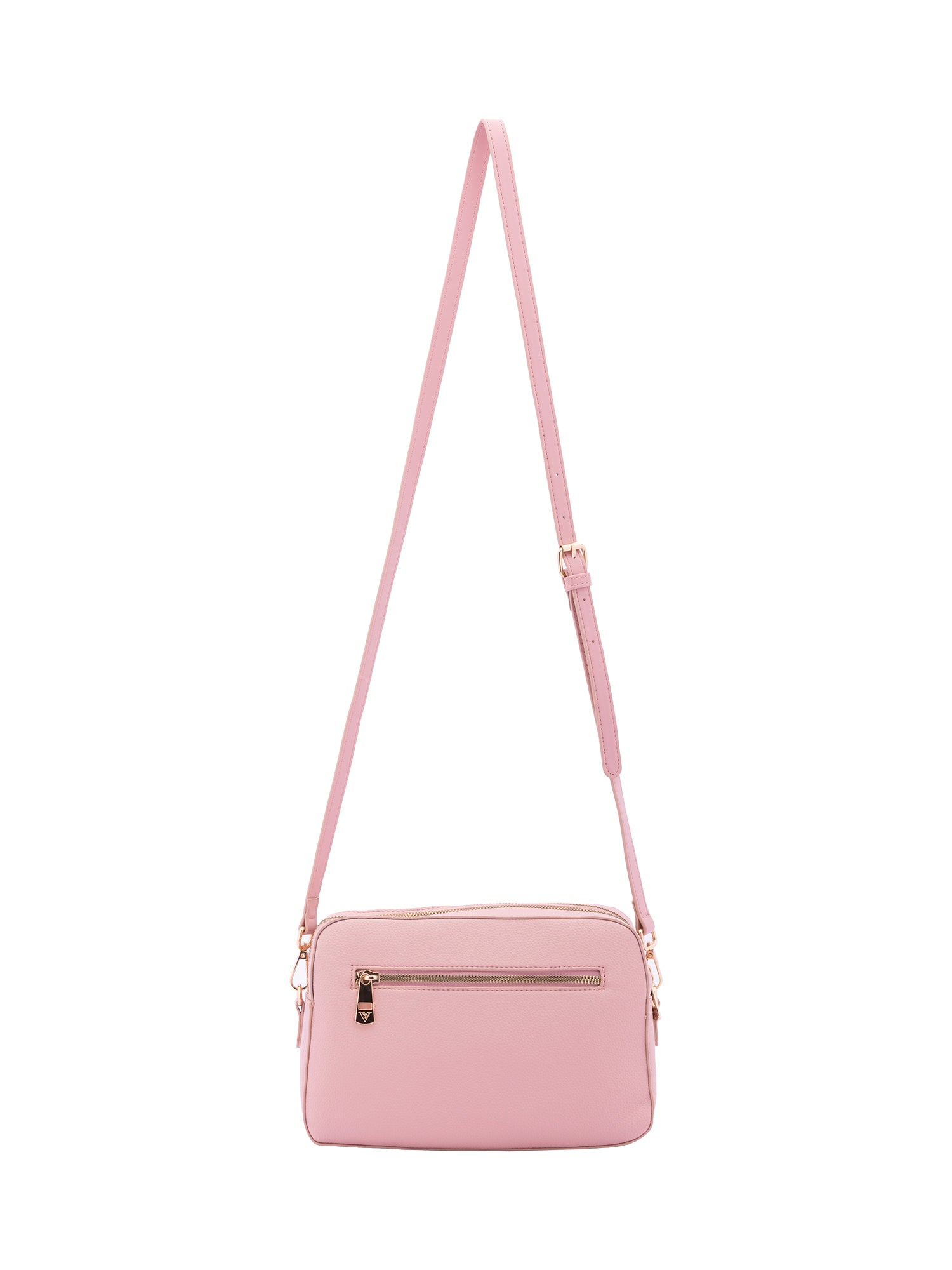 Borsa a tracolla da donna Ecopelle 7181-PINK Sergio Valentini