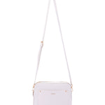 Borsa a tracolla da donna Ecopelle 7181-WHITE Sergio Valentini
