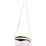 Borsa a tracolla da donna Ecopelle 7181-WHITE Sergio Valentini