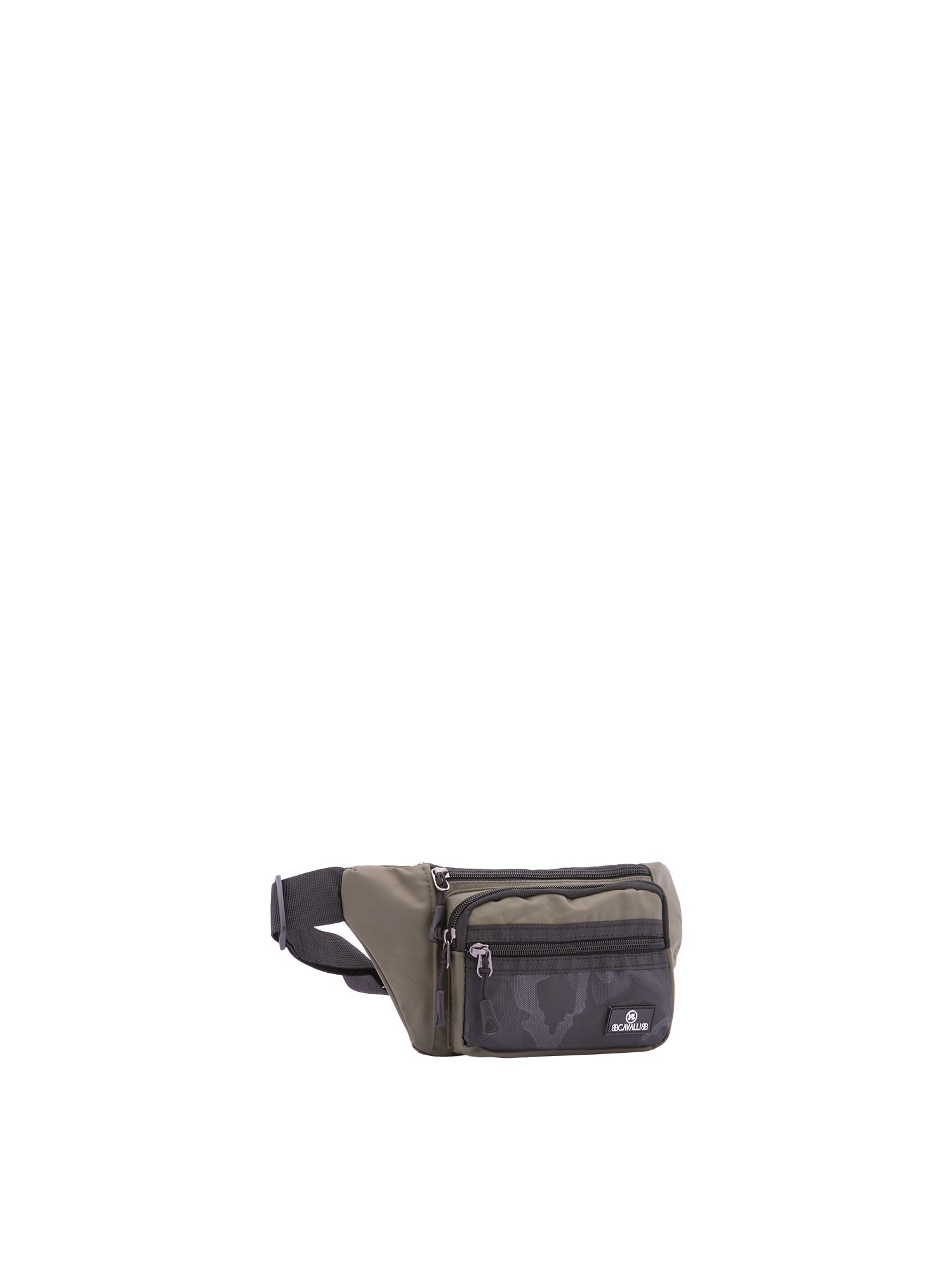 Marsupio da uomo in poliestere Casual BC1242-VERDE B Cavalli