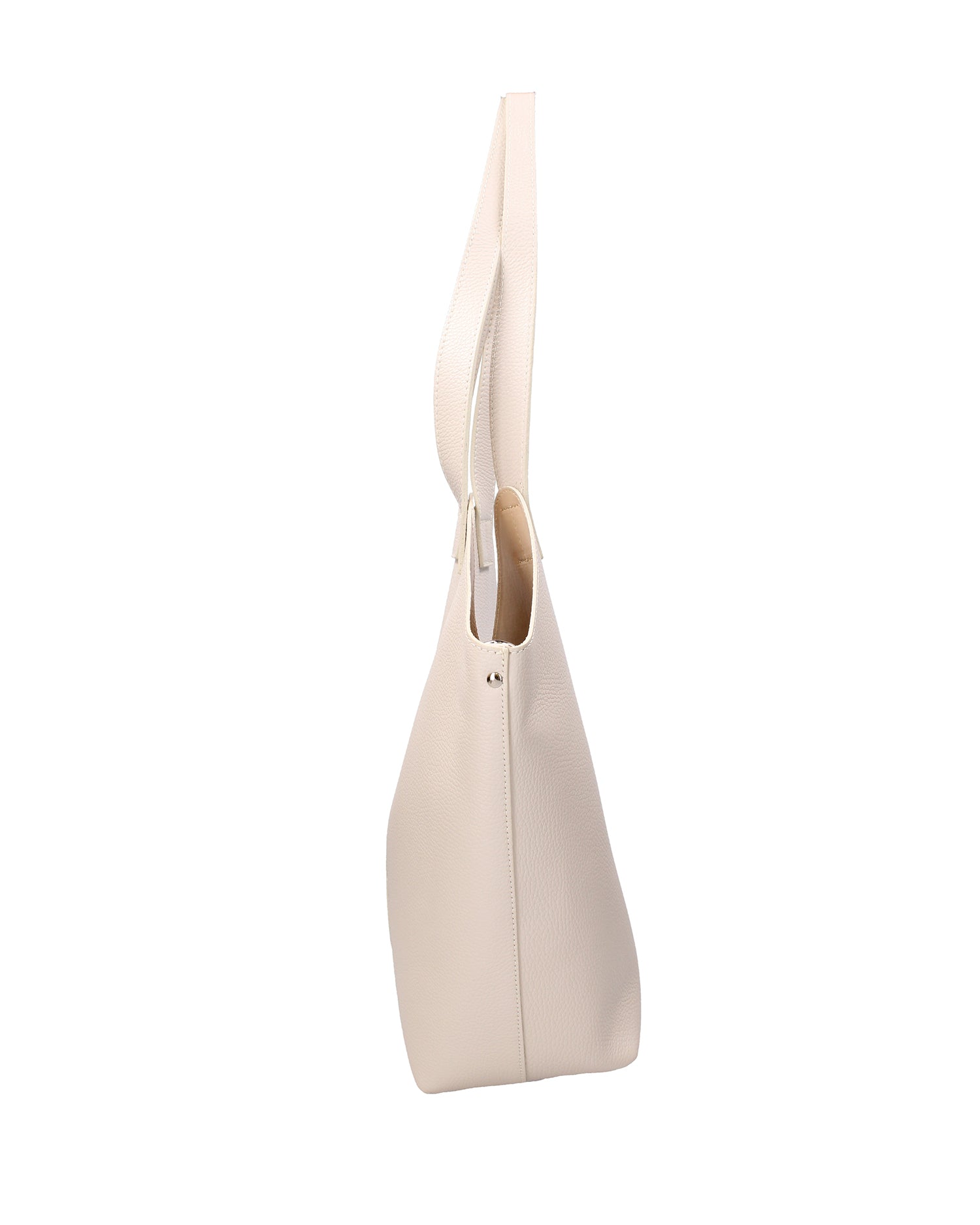 Borsa a mano da donna Vera pelle 07231-D37 LATTE Roberta Rossi