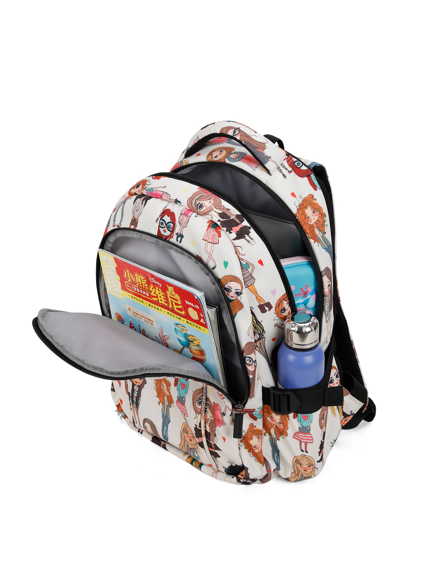 Vegan XN1253-WHITE Zaino da donna Evanthe Ultra Aoking