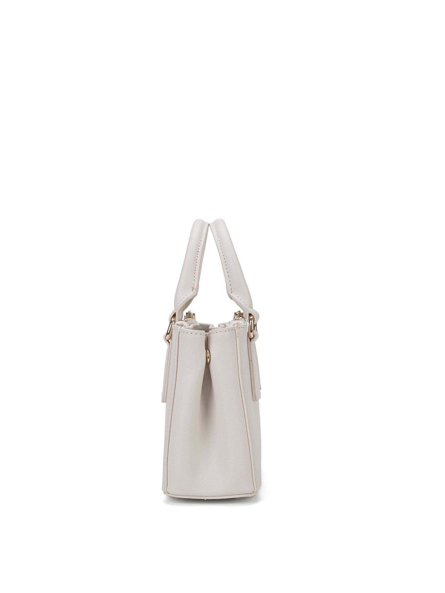 Borsa a mano da donna 100% pelle vegana PU 720-1PT-BEIGE Diana&co