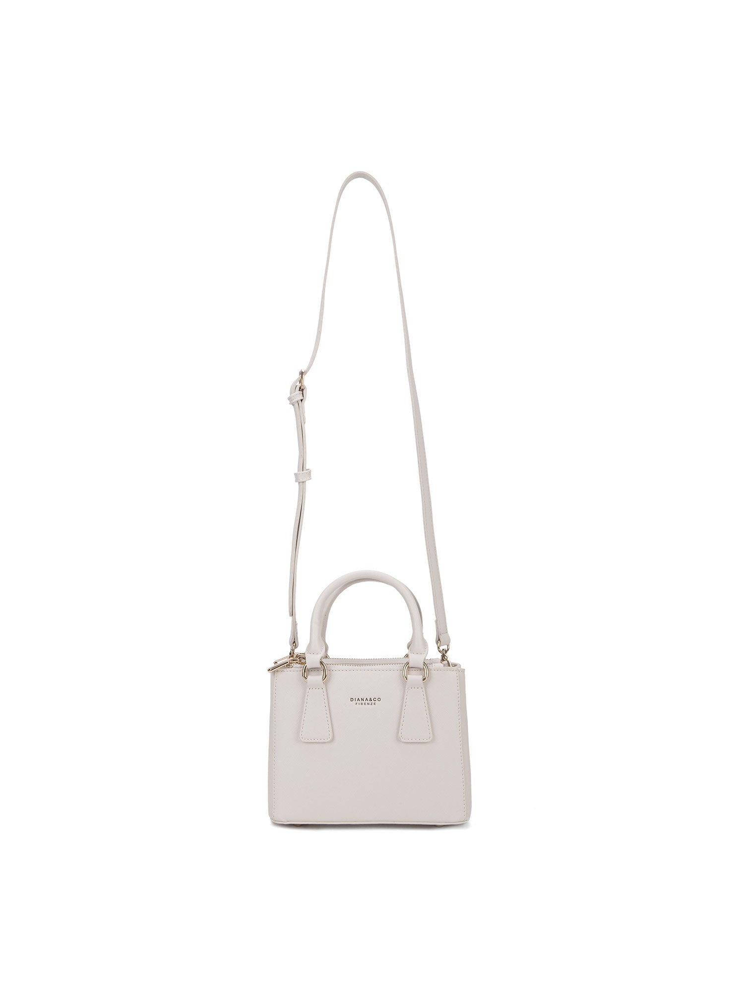 Borsa a mano da donna 100% pelle vegana PU 720-1PT-BEIGE Diana&co