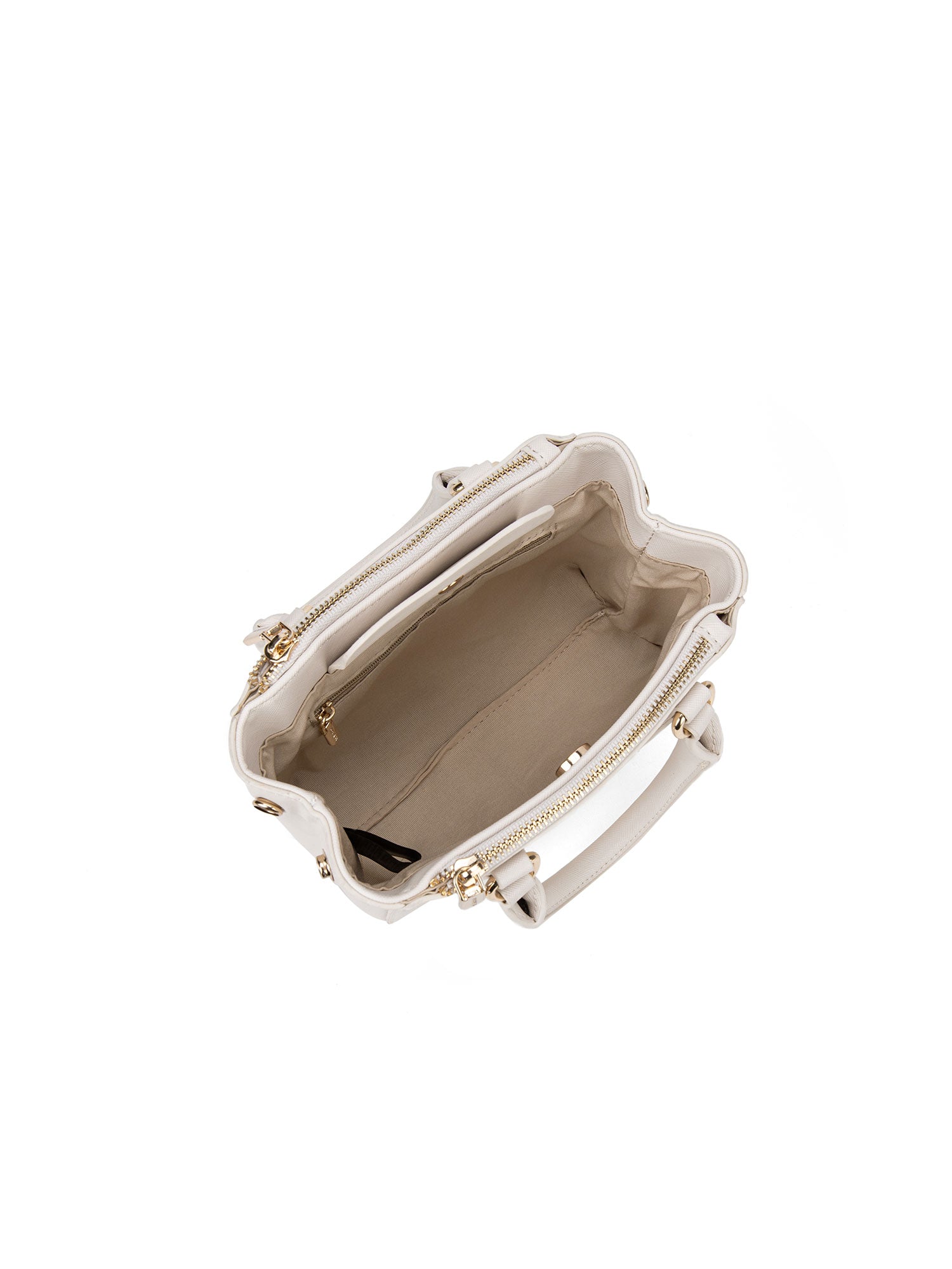 Borsa a mano da donna 100% pelle vegana PU 720-1PT-BEIGE Diana&co