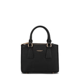 Borsa a mano da donna 100% pelle vegana PU 720-1PT-BLACK Diana&co