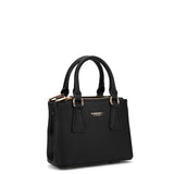 Borsa a mano da donna 100% pelle vegana PU 720-1PT-BLACK Diana&co