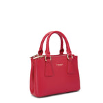Borsa a mano da donna 100% pelle vegana PU 720-1PT-RED Diana&co