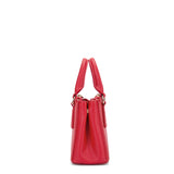 Borsa a mano da donna 100% pelle vegana PU 720-1PT-RED Diana&co