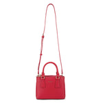 Borsa a mano da donna 100% pelle vegana PU 720-1PT-RED Diana&co