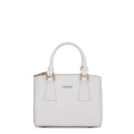 Borsa a mano da donna 100% pelle vegana PU 720-1PT-WHITE Diana&co