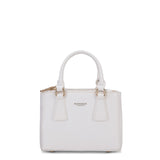 Borsa a mano da donna 100% pelle vegana PU 720-1PT-WHITE Diana&co