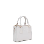 Borsa a mano da donna 100% pelle vegana PU 720-1PT-WHITE Diana&co