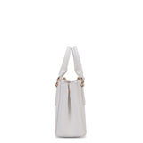 Borsa a mano da donna 100% pelle vegana PU 720-1PT-WHITE Diana&co