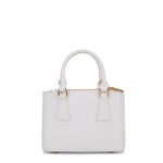 Borsa a mano da donna 100% pelle vegana PU 720-1PT-WHITE Diana&co