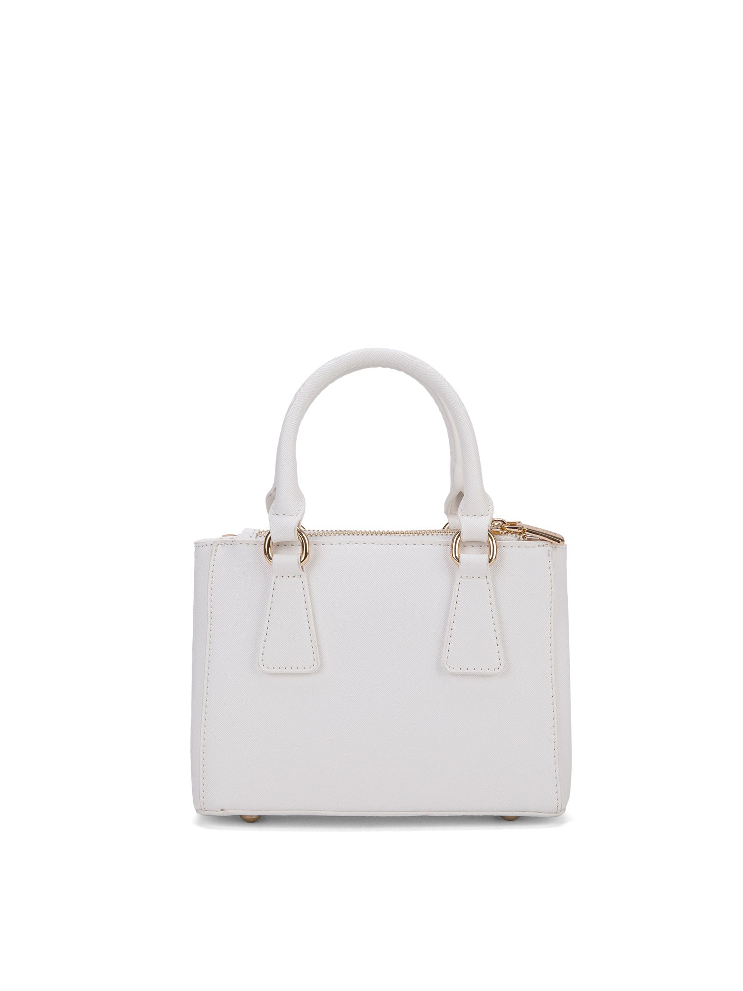 Borsa a mano da donna 100% pelle vegana PU 720-1PT-WHITE Diana&co