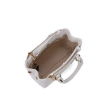 Borsa a mano da donna 100% pelle vegana PU 720-1PT-WHITE Diana&co