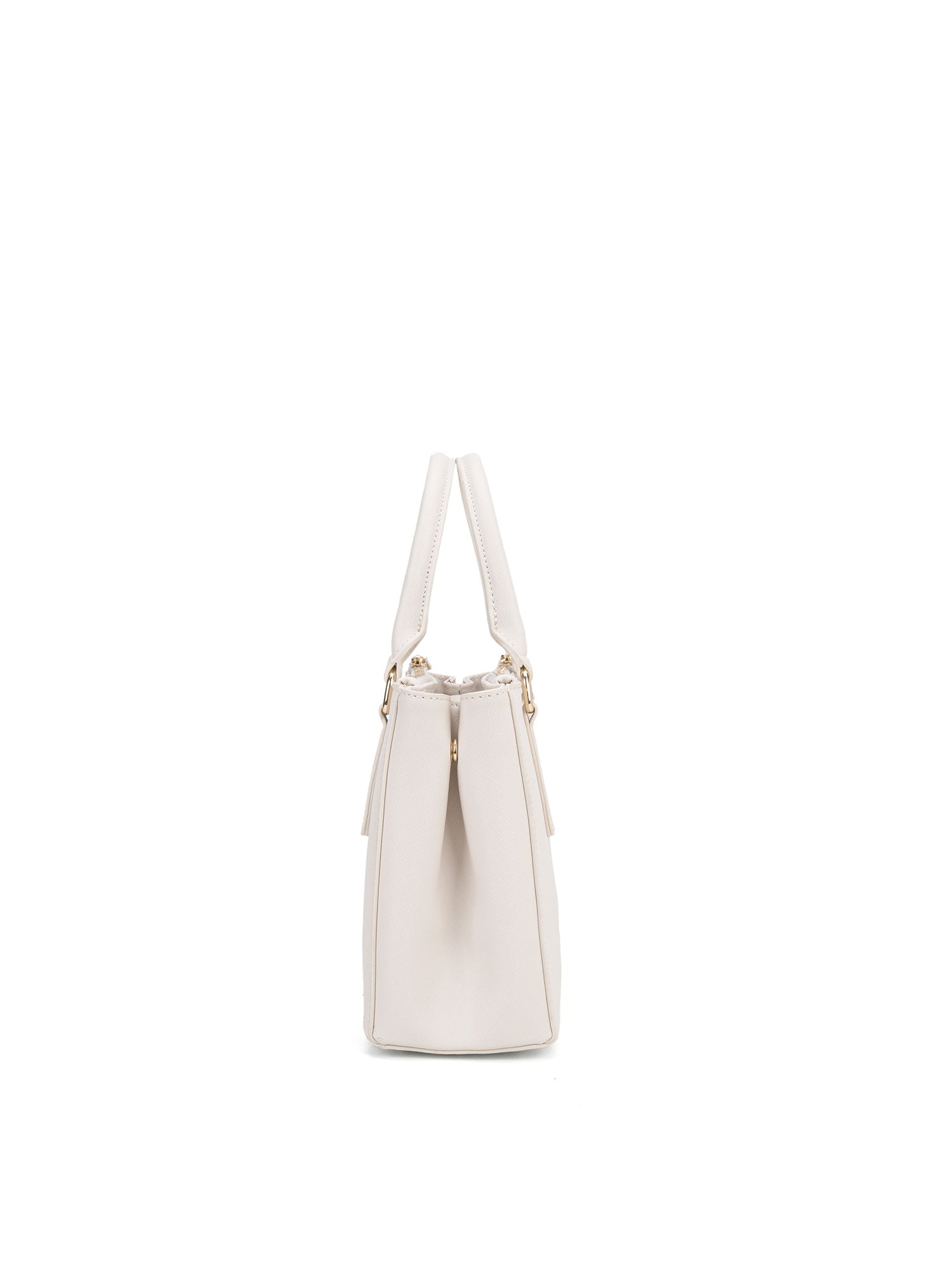 Borsa a mano da donna 100% pelle vegana PU 720-2PT-BEIGE Diana&co