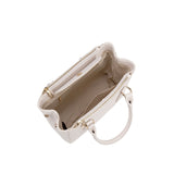 Borsa a mano da donna 100% pelle vegana PU 720-2PT-BEIGE Diana&co
