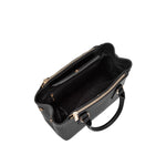 Borsa a mano da donna 100% pelle vegana PU 720-2PT-BLACK Diana&co