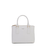 Borsa a mano da donna 100% pelle vegana PU 720-2PT-WHITE Diana&co