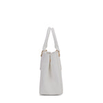 Borsa a mano da donna 100% pelle vegana PU 720-2PT-WHITE Diana&co