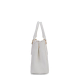 Borsa a mano da donna 100% pelle vegana PU 720-2PT-WHITE Diana&co