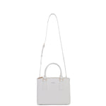 Borsa a mano da donna 100% pelle vegana PU 720-2PT-WHITE Diana&co