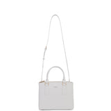 Borsa a mano da donna 100% pelle vegana PU 720-2PT-WHITE Diana&co