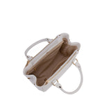 Borsa a mano da donna 100% pelle vegana PU 720-2PT-WHITE Diana&co