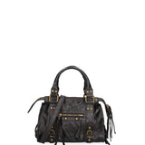 Solara Borsa a spalla da donna Vera pelle 06091 LM-L022 NERO Gave Lux