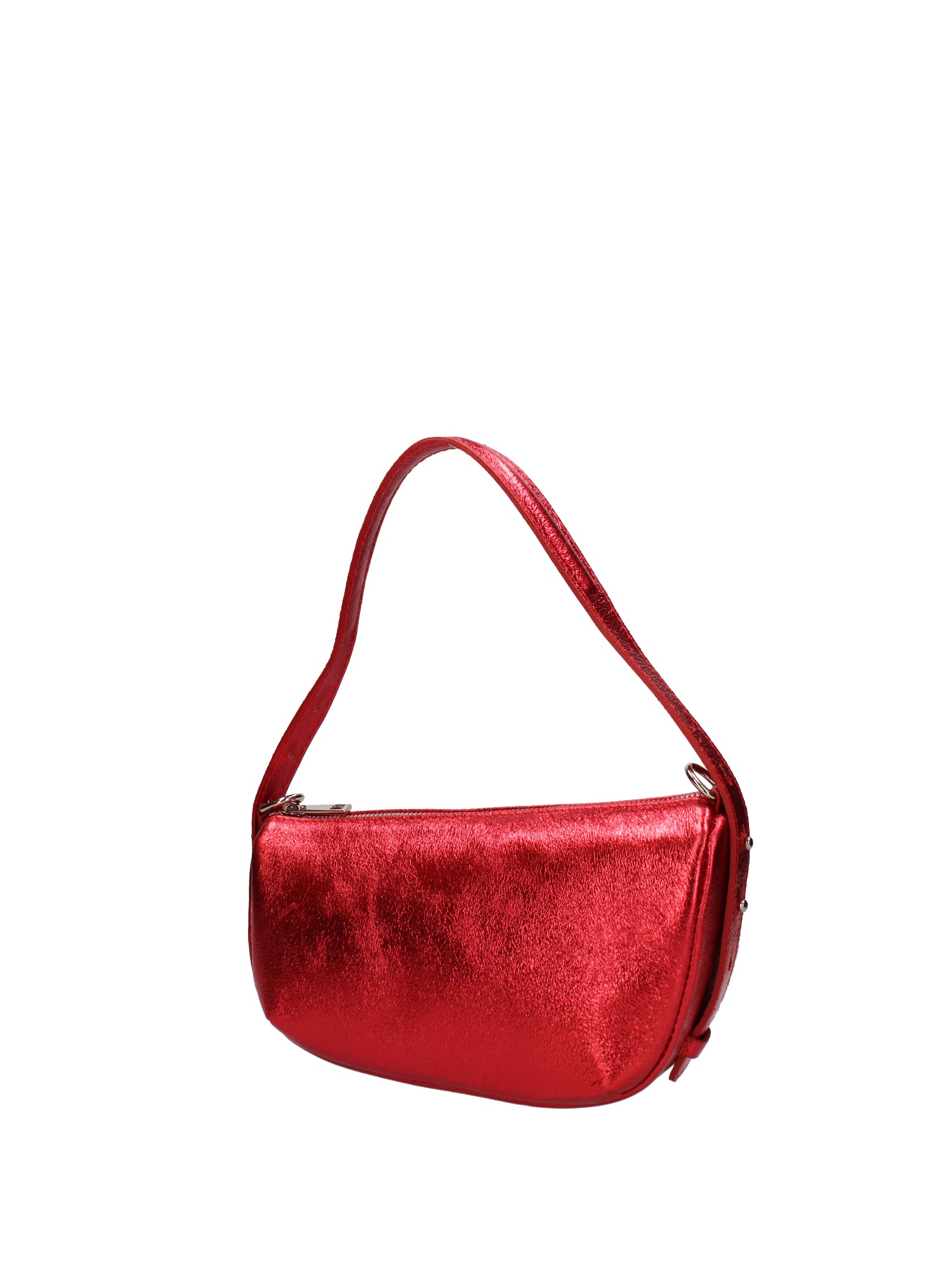Borsa a spalla da donna Vera pelle e metallo 07228-L032 ROSSO Roberta Rossi