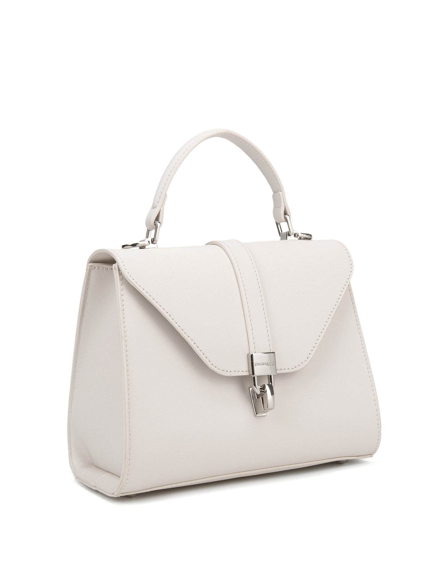 Borsa a mano da donna Ecopelle 722-2PT-BEIGE Diana&co