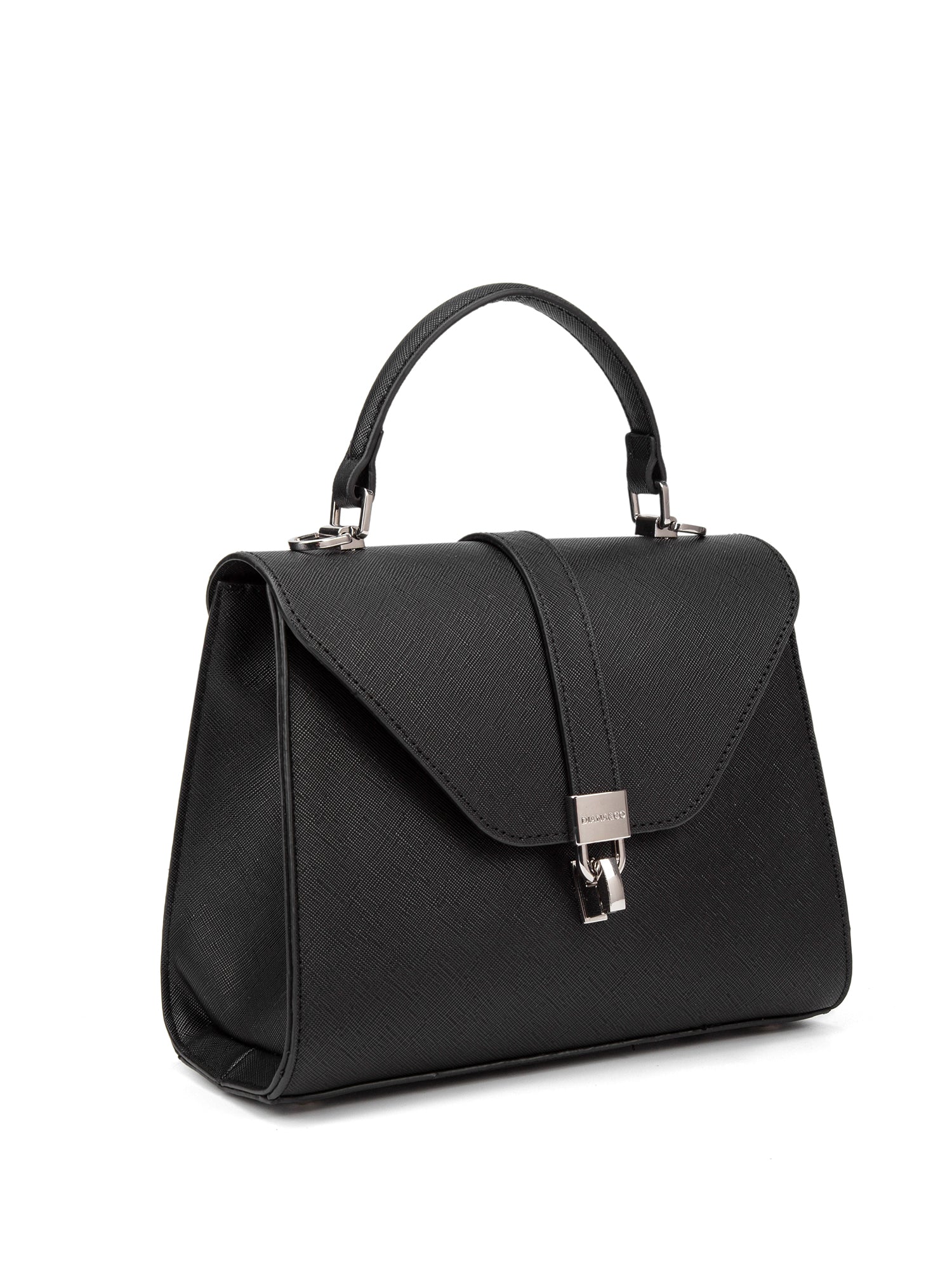 Borsa a mano da donna Ecopelle 722-2PT-BLACK Diana&co