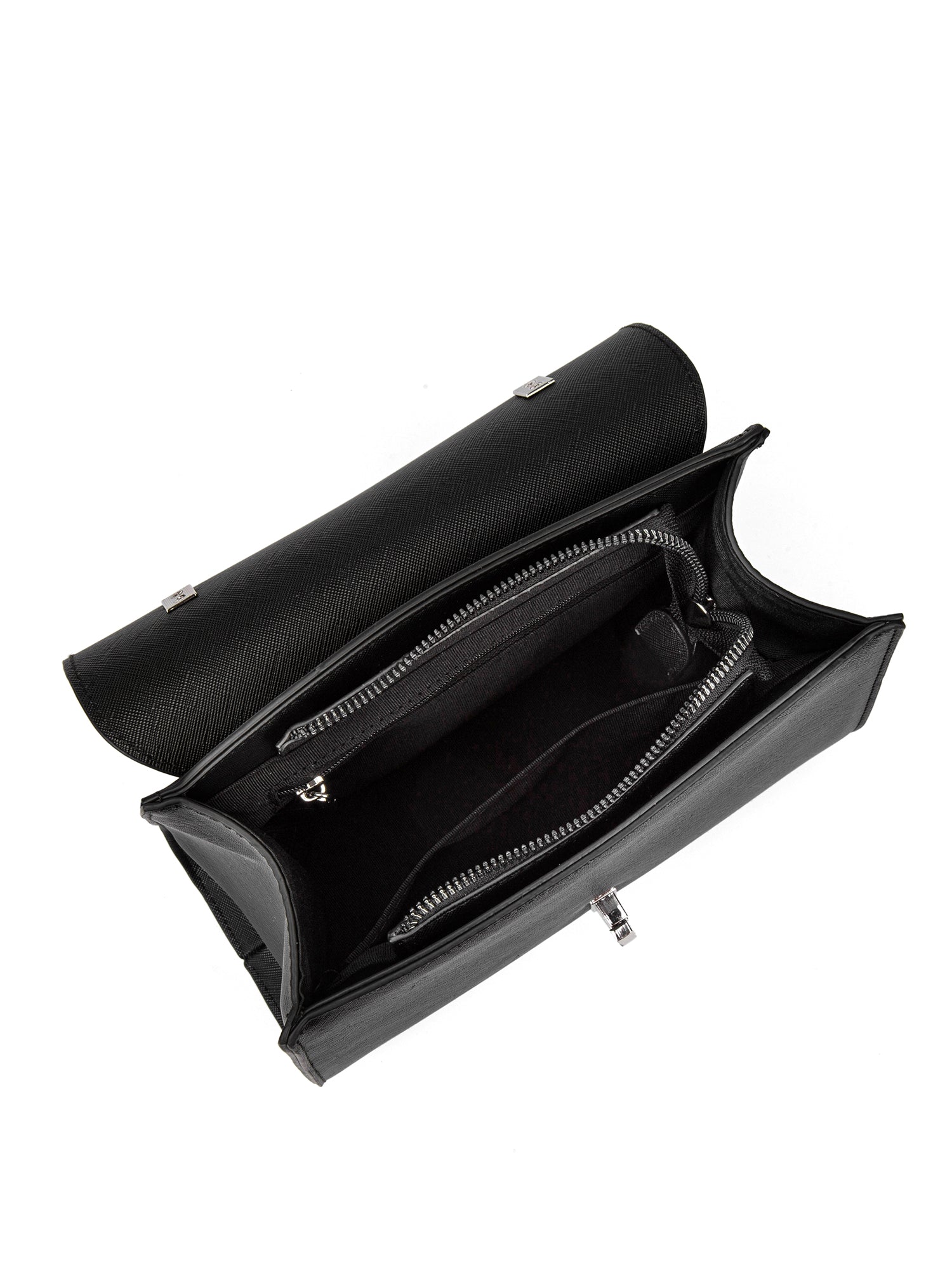 Borsa a mano da donna Ecopelle 722-2PT-BLACK Diana&co
