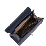 Borsa a mano da donna Ecopelle 722-2PT-NAVY BLUE Diana&co