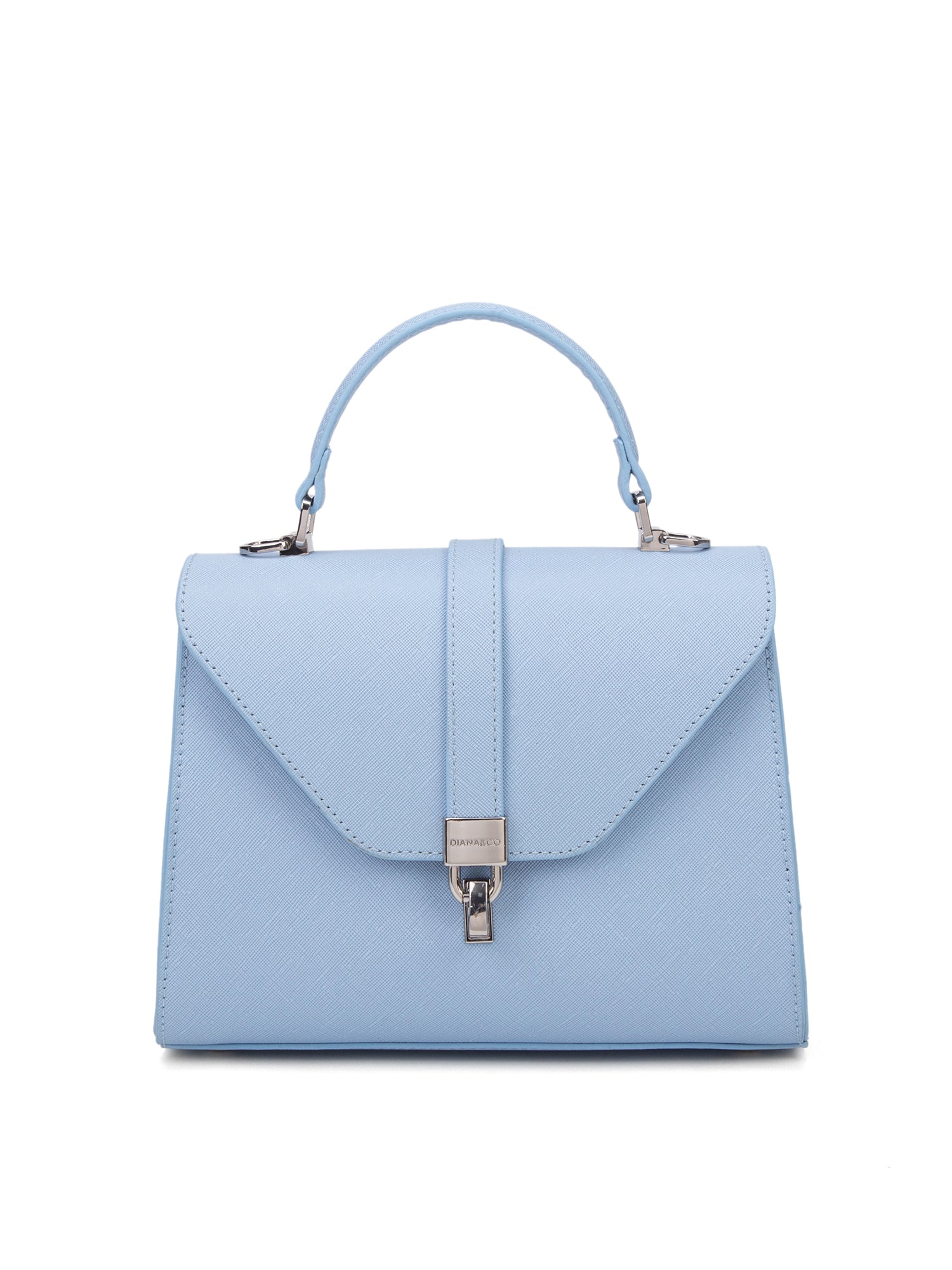 Borsa a mano da donna Ecopelle 722-2PT-SKY BLUE Diana&co