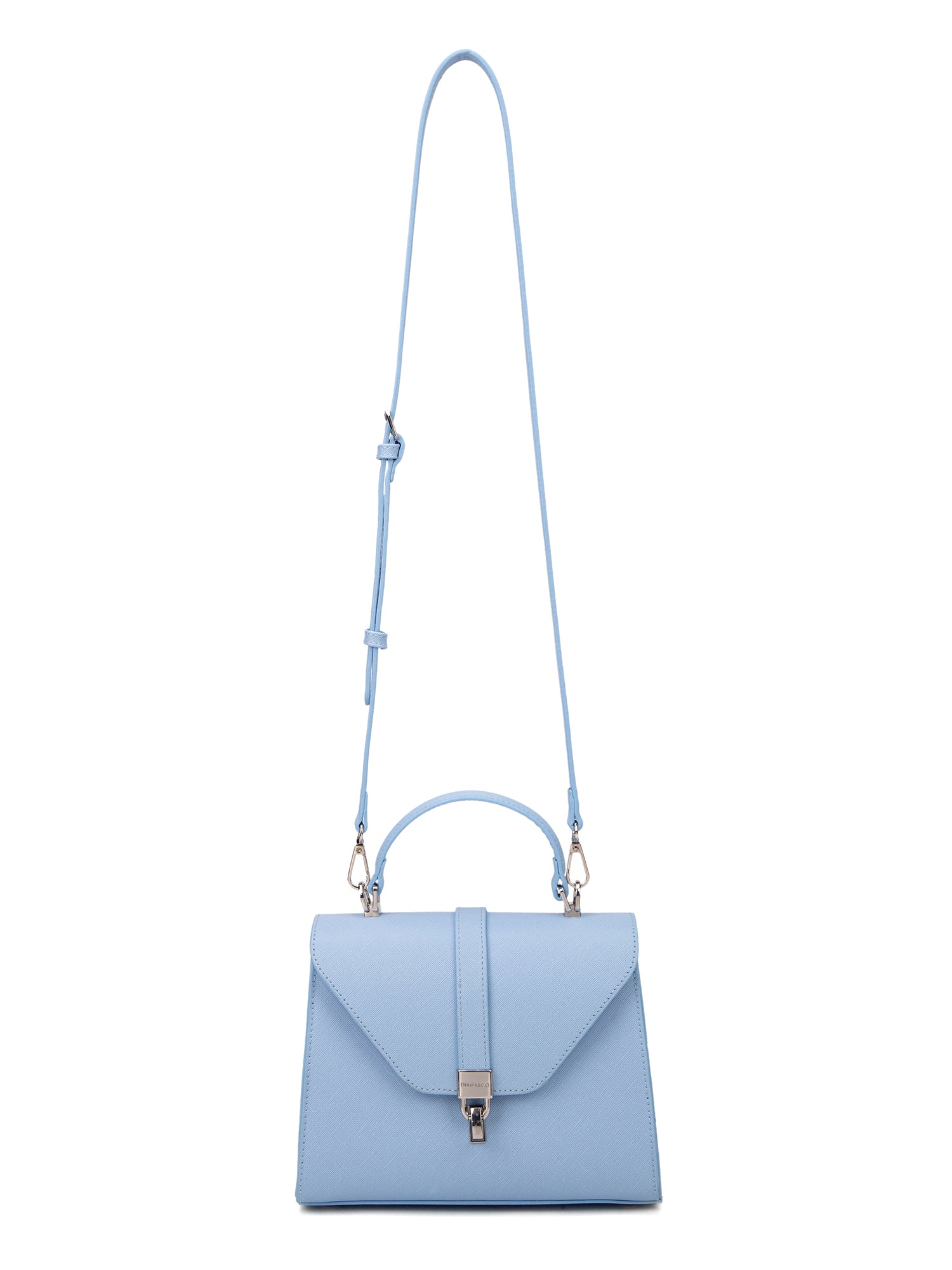 Borsa a mano da donna Ecopelle 722-2PT-SKY BLUE Diana&co