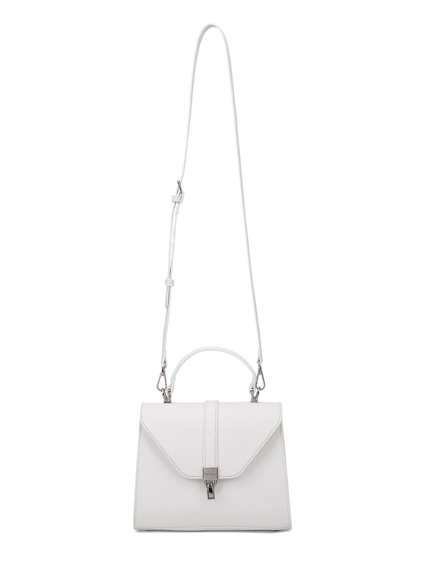 Borsa a mano da donna Ecopelle 722-2PT-WHITE Diana&co