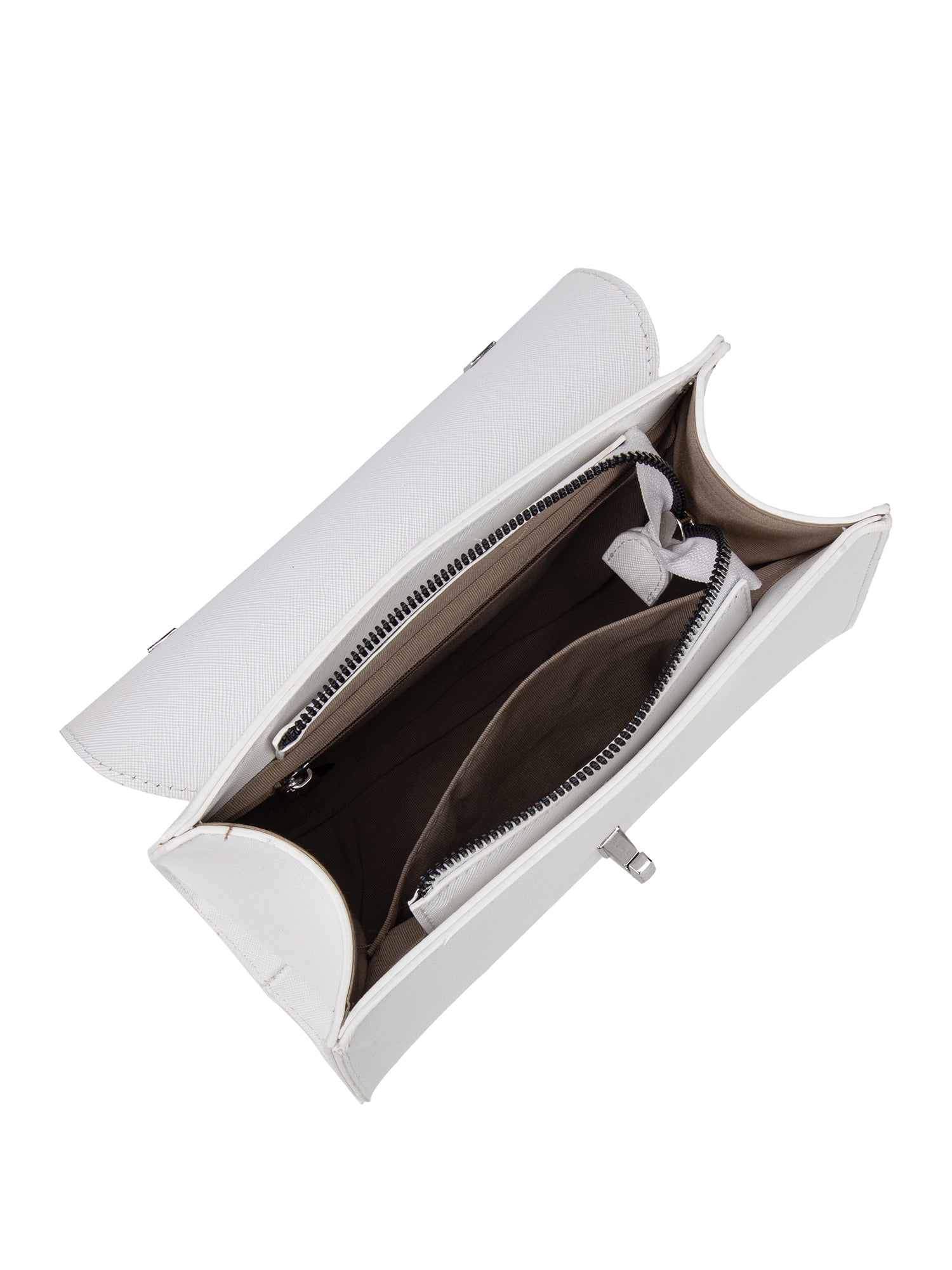 Borsa a mano da donna Ecopelle 722-2PT-WHITE Diana&co