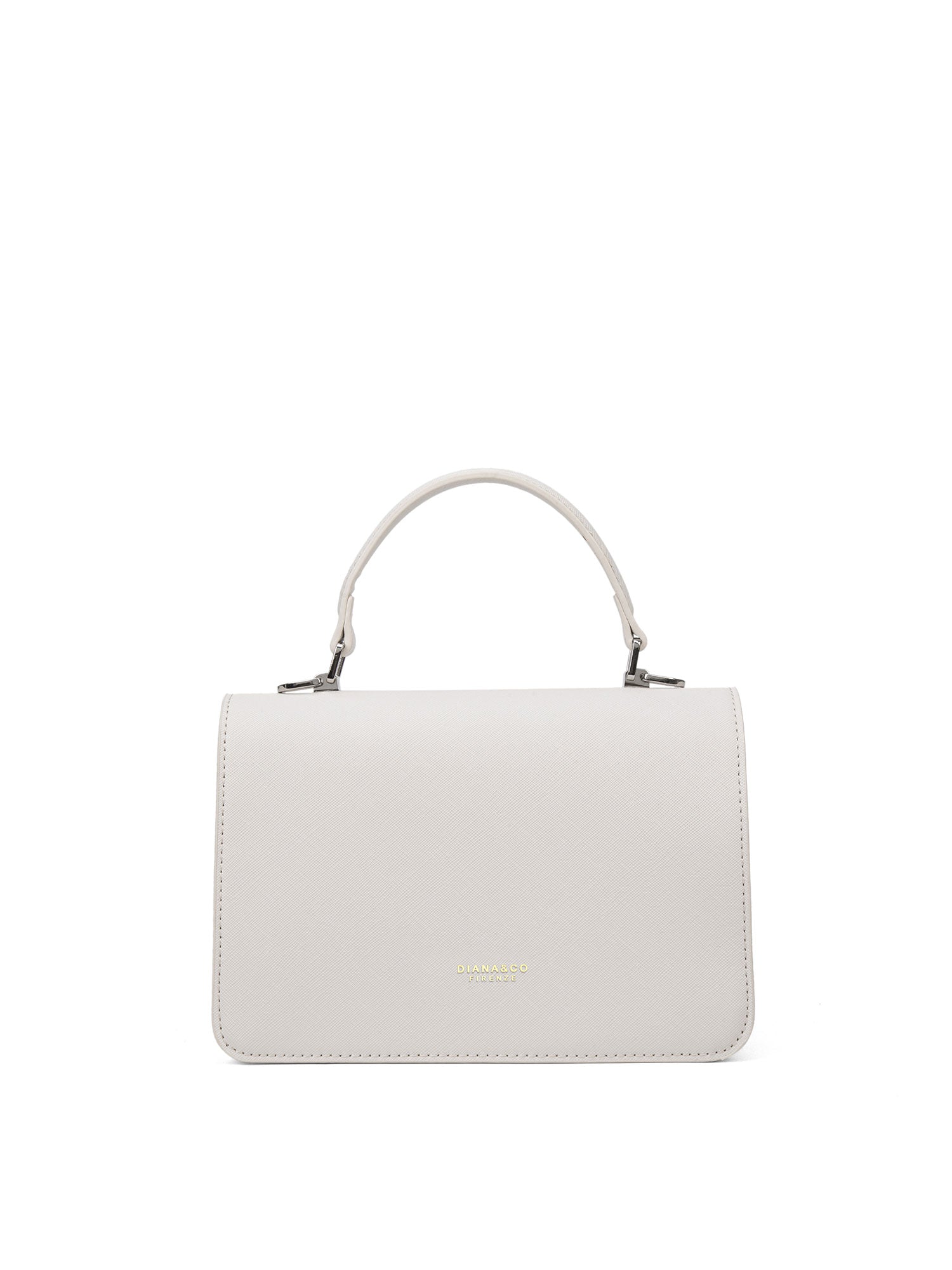 Borsa a mano da donna 100% pelle vegana PU 722-3PT-BEIGE Diana&co